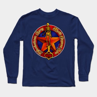 Skeleton Key Malt Liquor Ale (Back Print) Long Sleeve T-Shirt